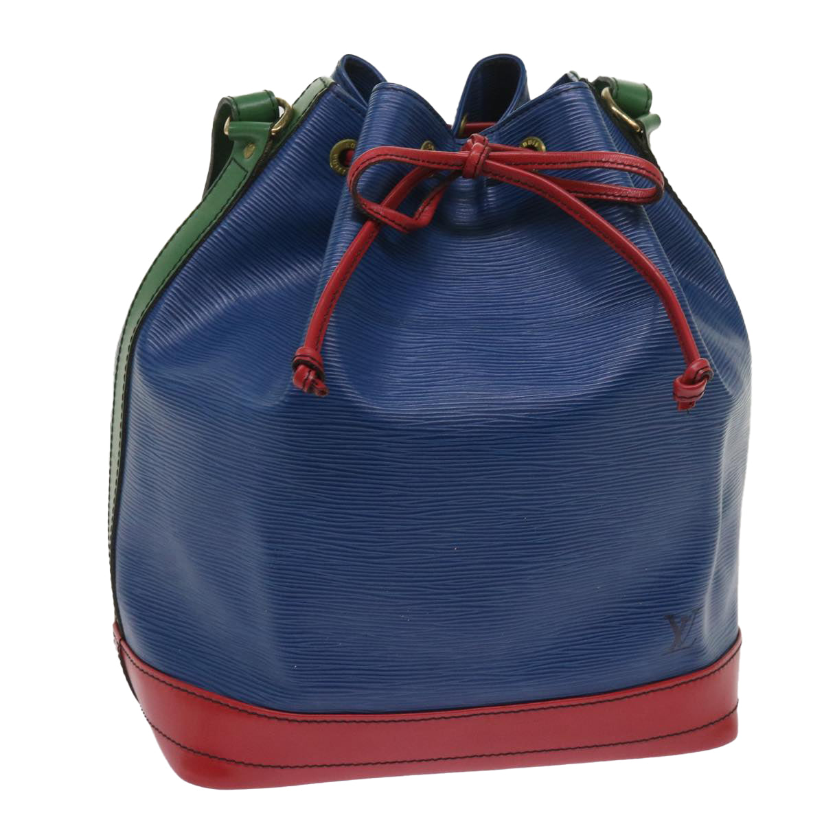 LOUIS VUITTON Epi Toriko Color Noe ShoulderBag Red Blue Green M44084 Auth 64831