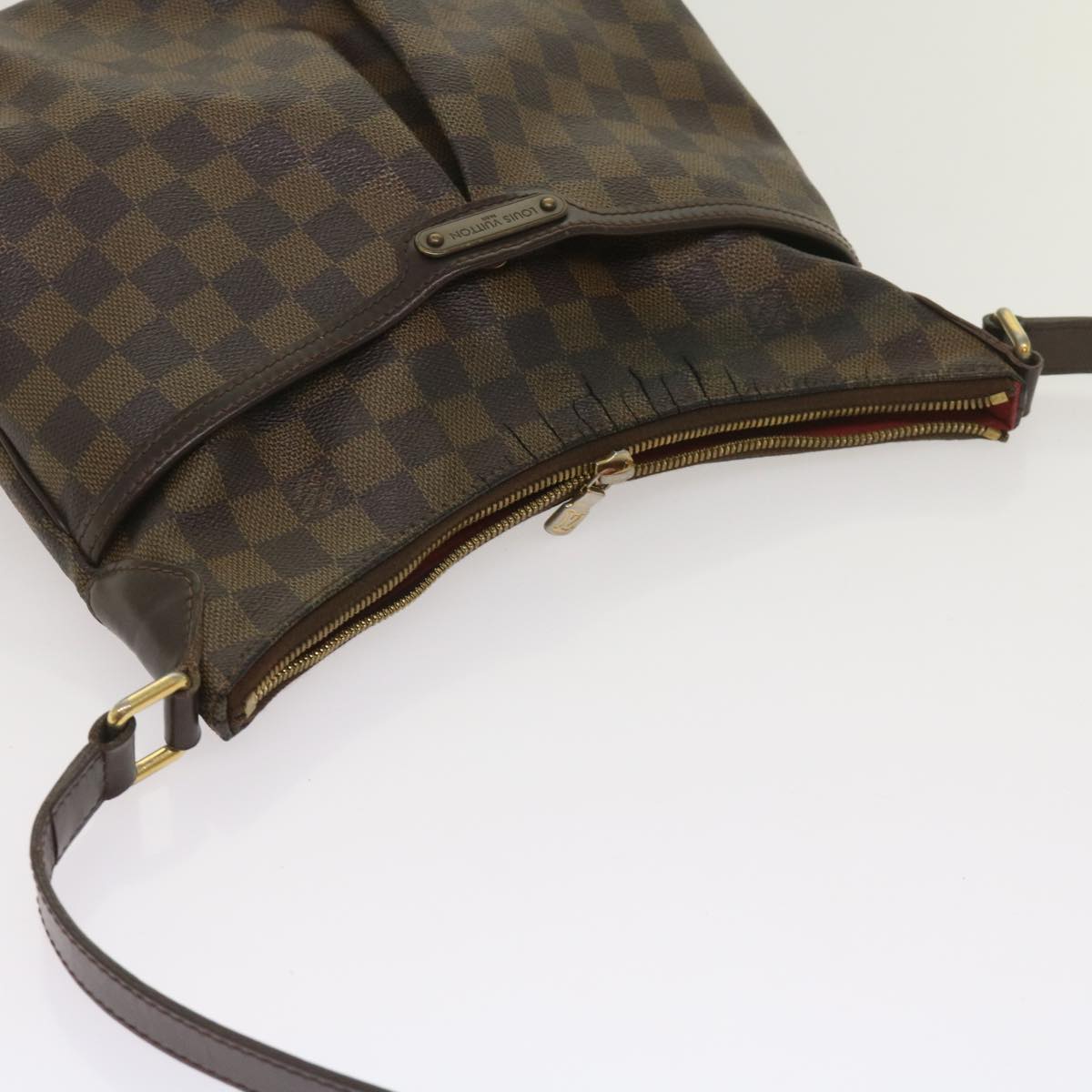 LOUIS VUITTON Damier Ebene Bloomsbury PM Shoulder Bag N42251 LV Auth 64844