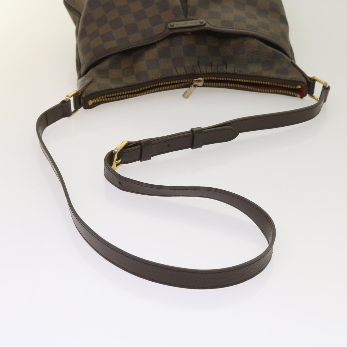 LOUIS VUITTON Damier Ebene Bloomsbury PM Shoulder Bag N42251 LV Auth 64844