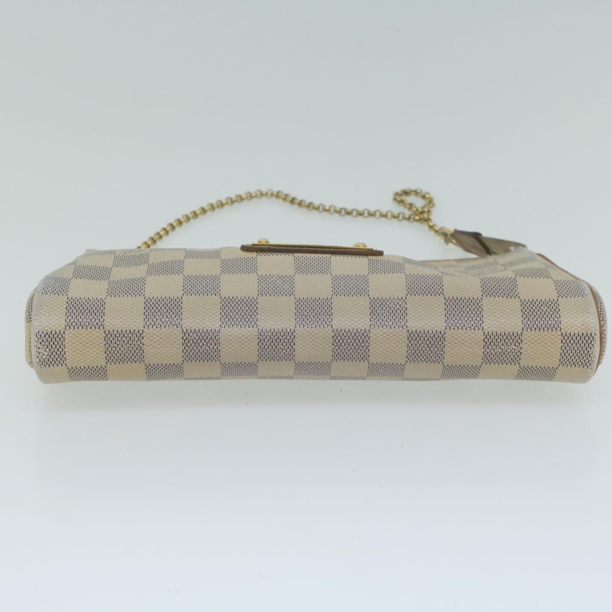 LOUIS VUITTON Damier Azur Eva Shoulder Bag 2way N55214 LV Auth 64896