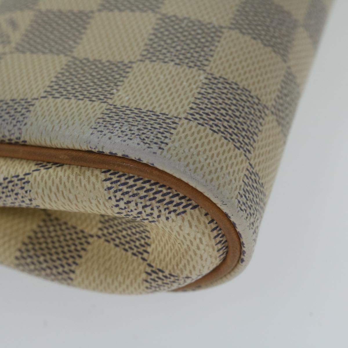 LOUIS VUITTON Damier Azur Eva Shoulder Bag 2way N55214 LV Auth 64896