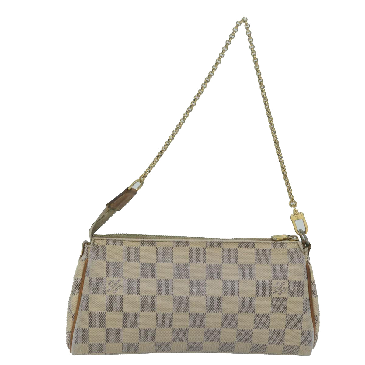 LOUIS VUITTON Damier Azur Eva Shoulder Bag 2way N55214 LV Auth 64896