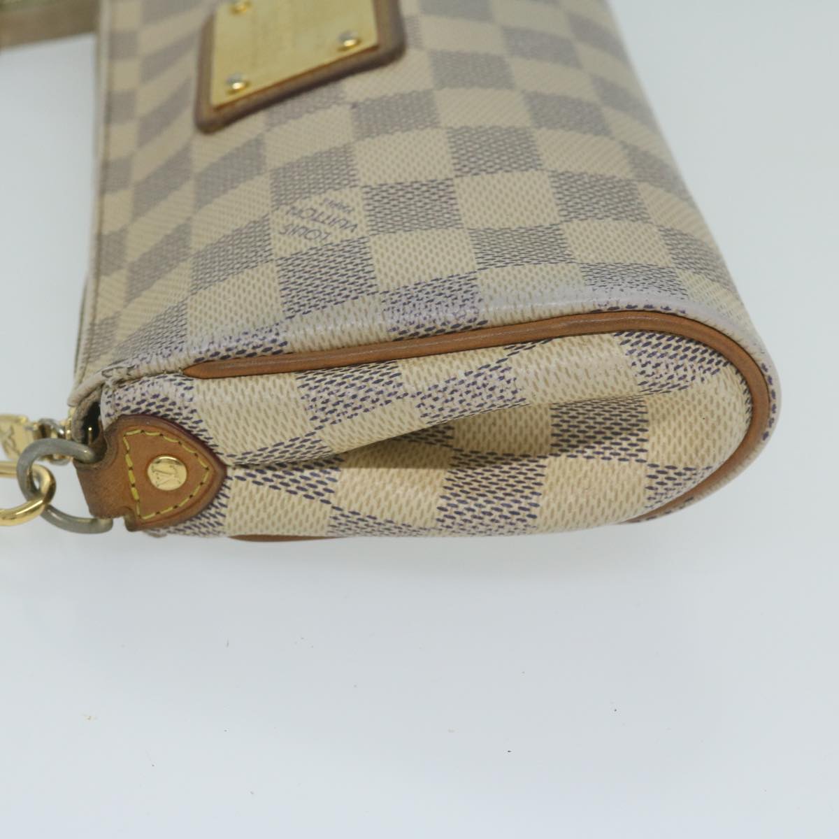 LOUIS VUITTON Damier Azur Eva Shoulder Bag 2way N55214 LV Auth 64896