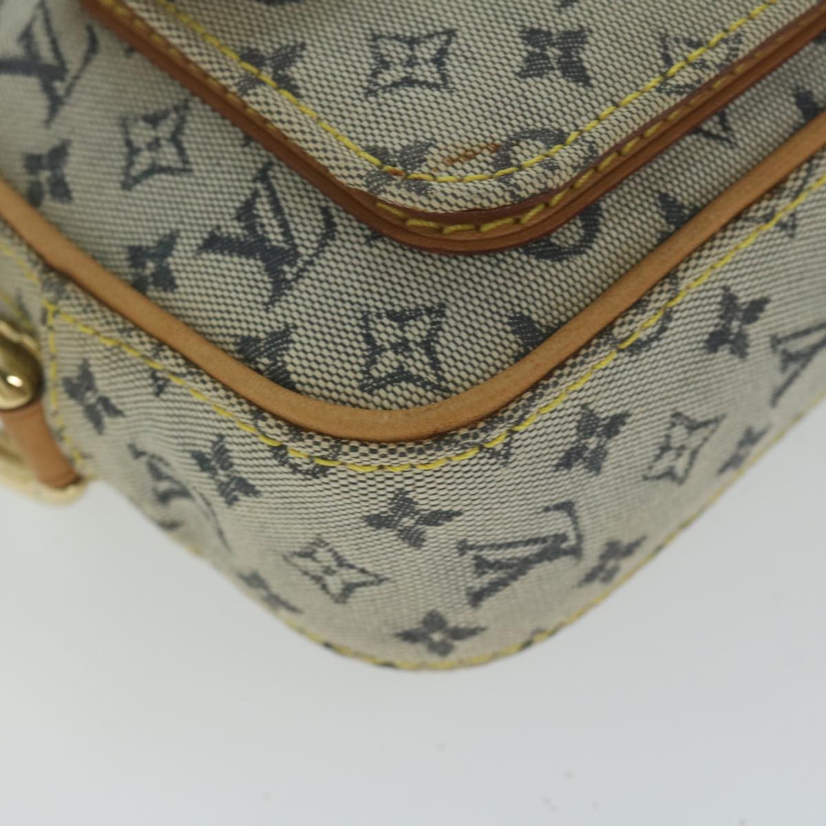 LOUIS VUITTON Monogram Mini Juliet MM Shoulder Bag Blue M92004 LV Auth 64926