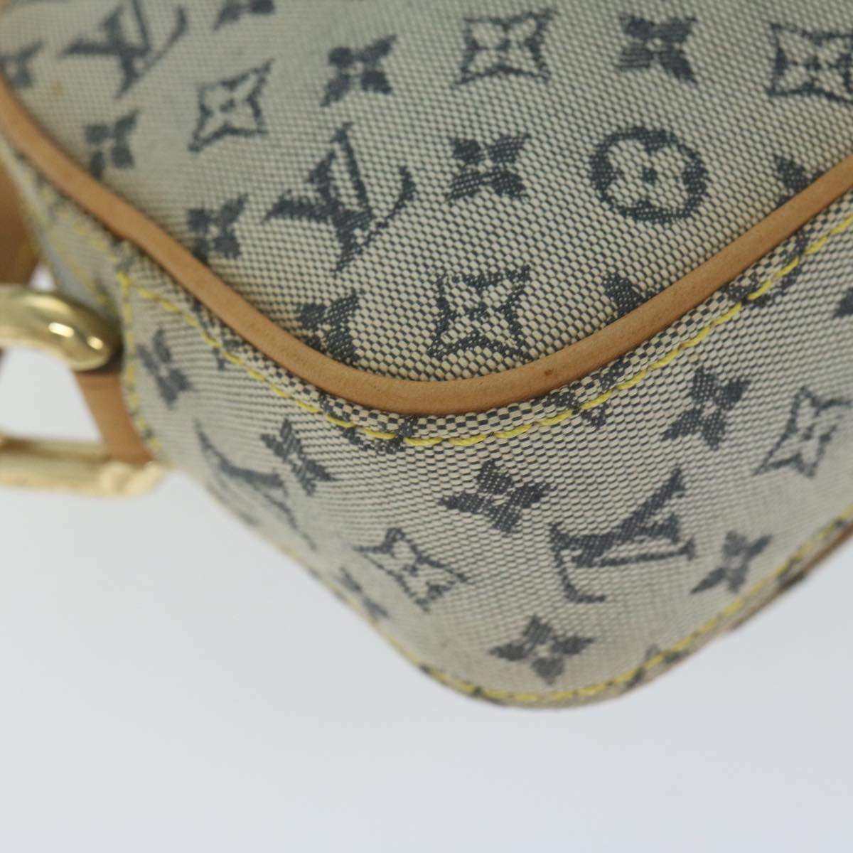 LOUIS VUITTON Monogram Mini Juliet MM Shoulder Bag Blue M92004 LV Auth 64926