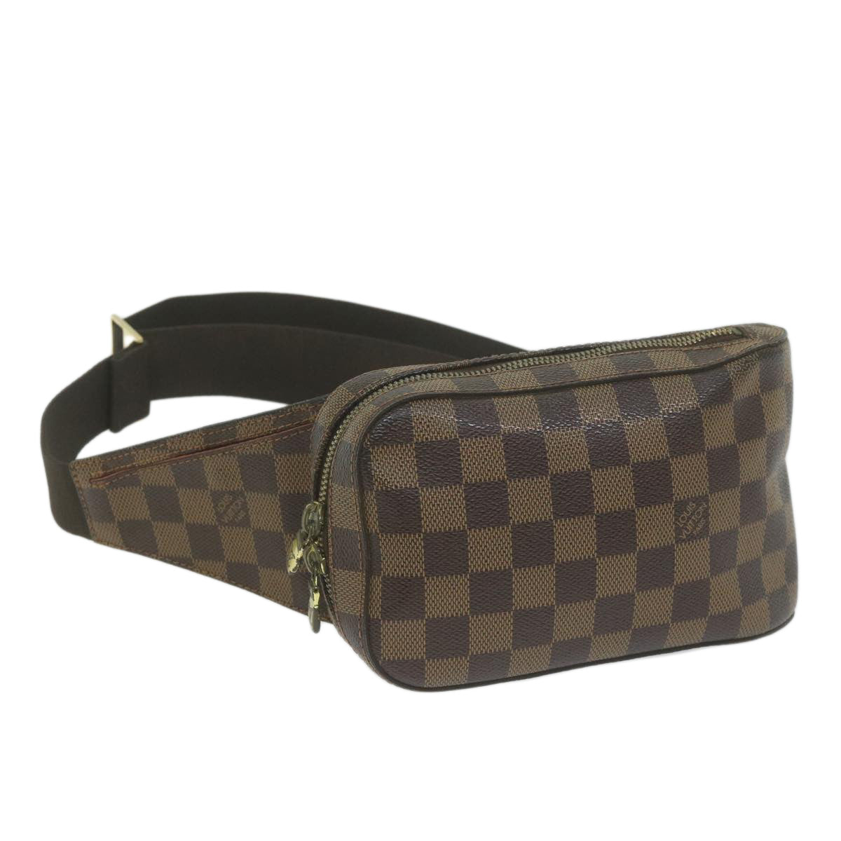 LOUIS VUITTON Damier Ebene Geronimos Shoulder Bag N51994 LV Auth 64932