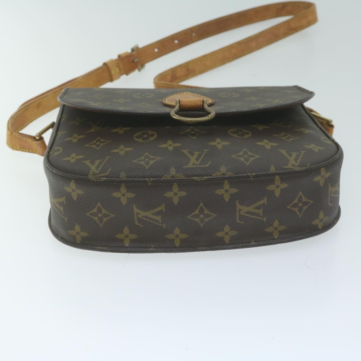 LOUIS VUITTON Monogram Saint Cloud GM Shoulder Bag M51242 LV Auth 64944