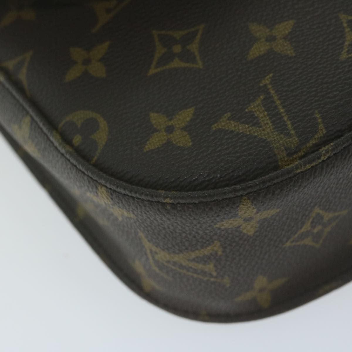 LOUIS VUITTON Monogram Saint Cloud GM Shoulder Bag M51242 LV Auth 64944