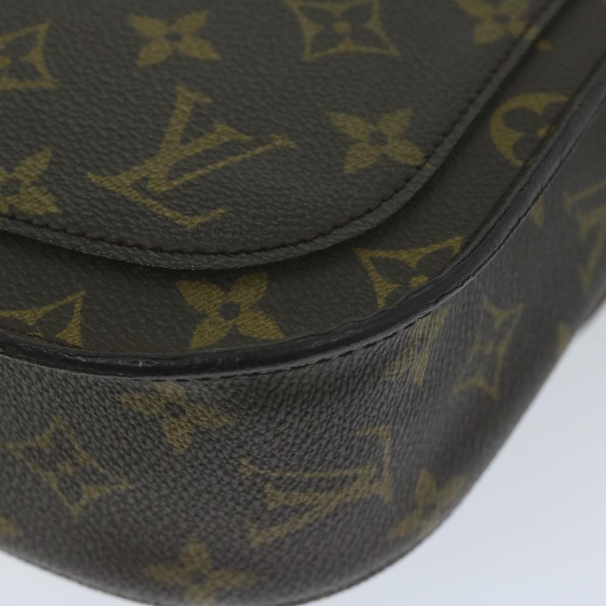 LOUIS VUITTON Monogram Saint Cloud GM Shoulder Bag M51242 LV Auth 64944