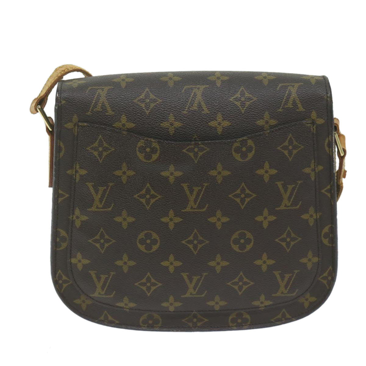 LOUIS VUITTON Monogram Saint Cloud GM Shoulder Bag M51242 LV Auth 64944