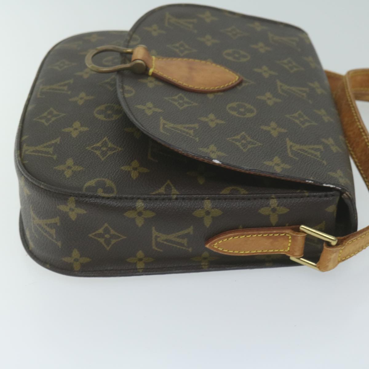 LOUIS VUITTON Monogram Saint Cloud GM Shoulder Bag M51242 LV Auth 64944