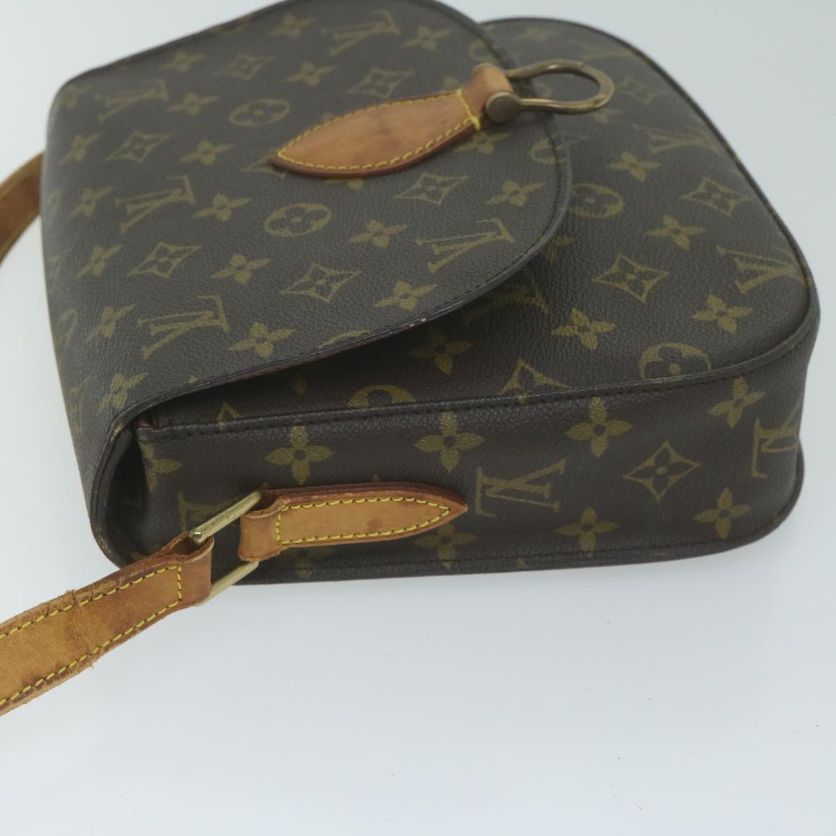 LOUIS VUITTON Monogram Saint Cloud GM Shoulder Bag M51242 LV Auth 64944