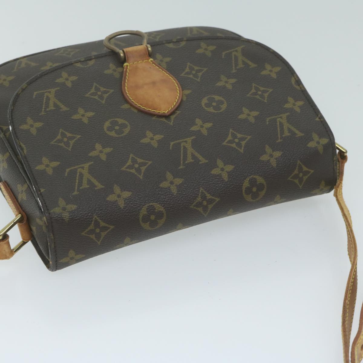 LOUIS VUITTON Monogram Saint Cloud GM Shoulder Bag M51242 LV Auth 64944