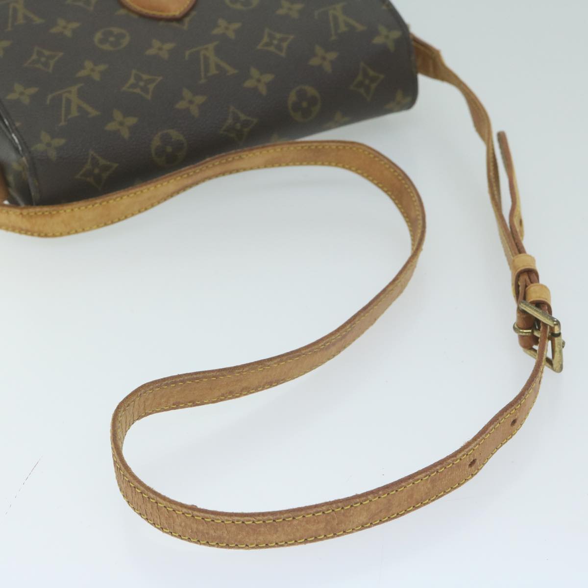 LOUIS VUITTON Monogram Saint Cloud GM Shoulder Bag M51242 LV Auth 64944