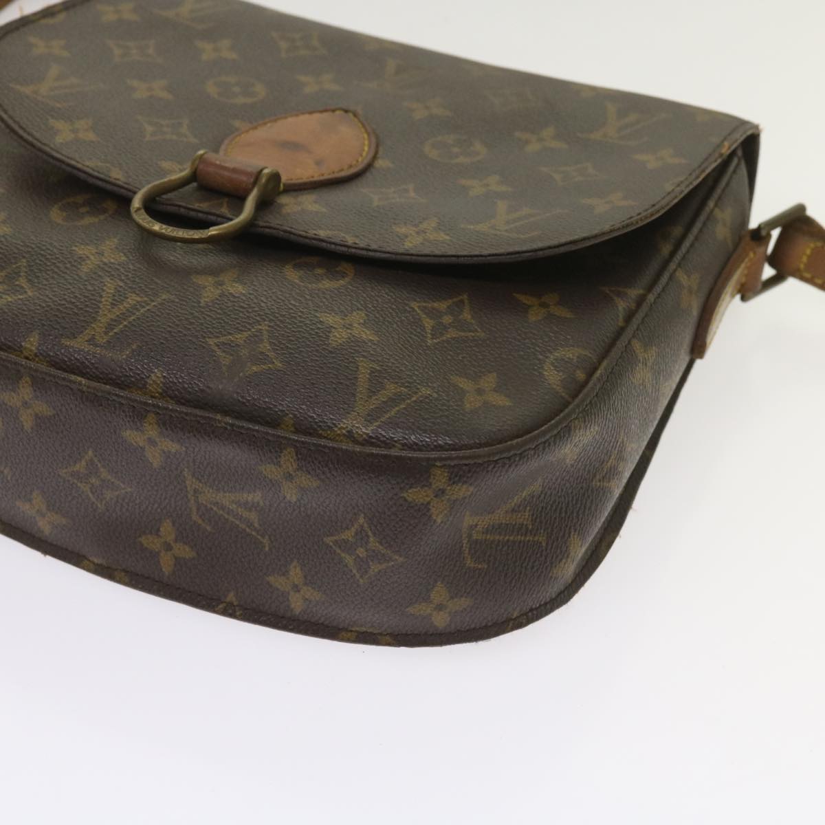 LOUIS VUITTON Monogram Saint Cloud GM Shoulder Bag M51242 LV Auth 64945