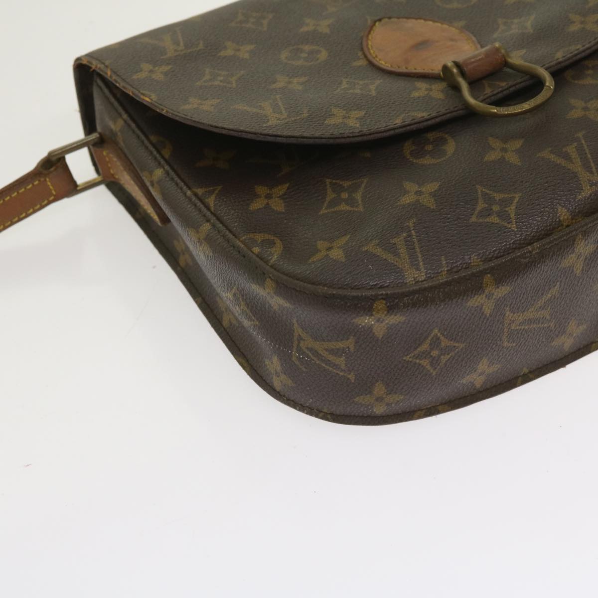 LOUIS VUITTON Monogram Saint Cloud GM Shoulder Bag M51242 LV Auth 64945