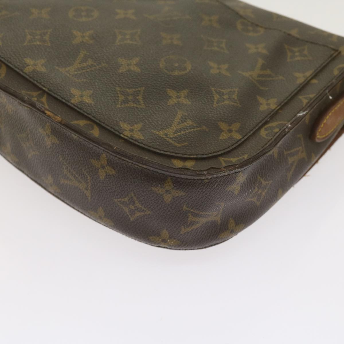 LOUIS VUITTON Monogram Saint Cloud GM Shoulder Bag M51242 LV Auth 64945