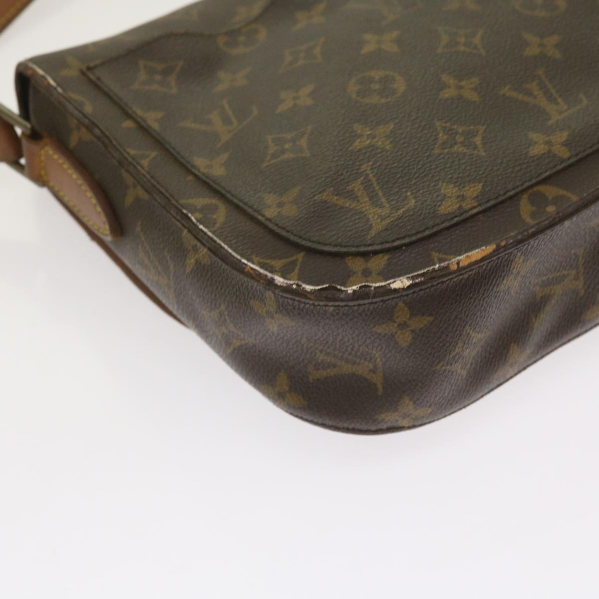 LOUIS VUITTON Monogram Saint Cloud GM Shoulder Bag M51242 LV Auth 64945