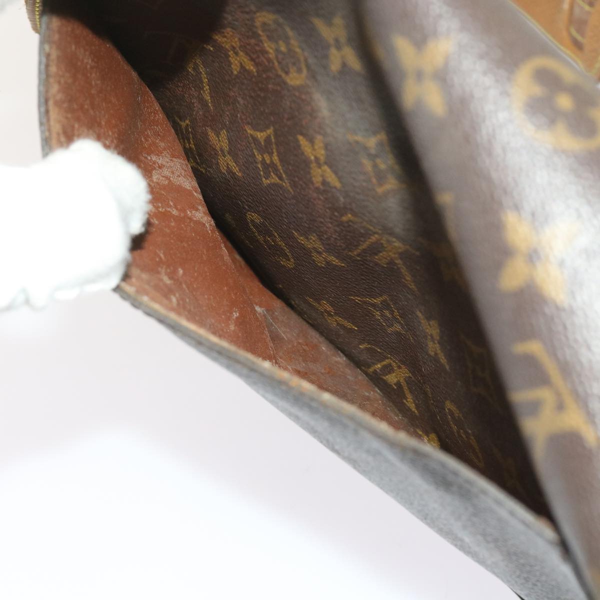 LOUIS VUITTON Monogram Saint Cloud GM Shoulder Bag M51242 LV Auth 64945