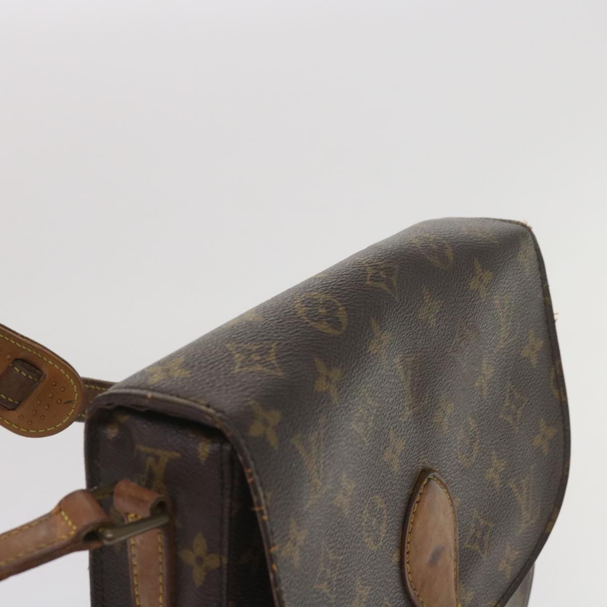 LOUIS VUITTON Monogram Saint Cloud GM Shoulder Bag M51242 LV Auth 64945