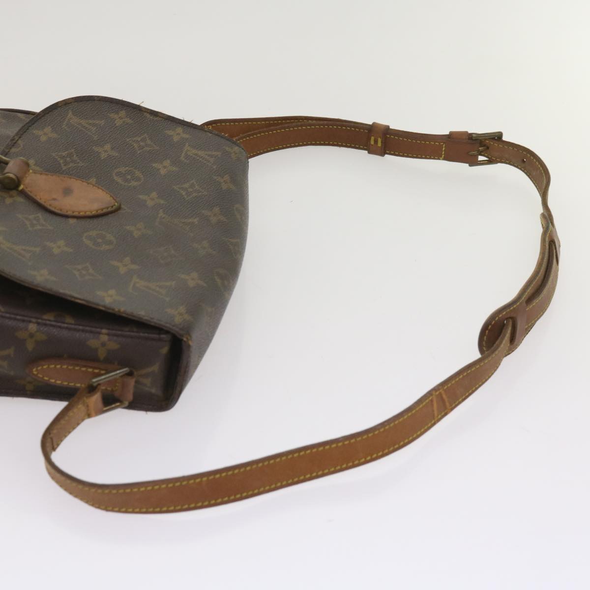 LOUIS VUITTON Monogram Saint Cloud GM Shoulder Bag M51242 LV Auth 64945