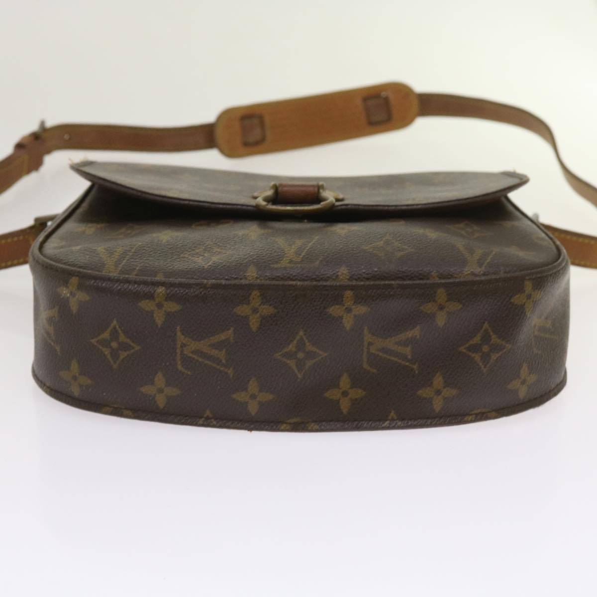 LOUIS VUITTON Monogram Saint Cloud GM Shoulder Bag M51242 LV Auth 64945