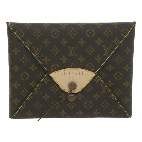 LOUIS VUITTON Monogram Visionaire Briefcase M99045 LV Auth 64950SM