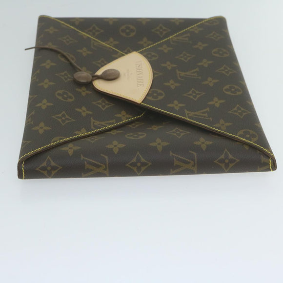 LOUIS VUITTON Monogram Visionaire Briefcase M99045 LV Auth 64950SM