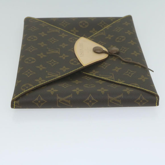 LOUIS VUITTON Monogram Visionaire Briefcase M99045 LV Auth 64950A