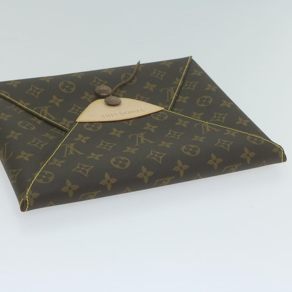 LOUIS VUITTON Monogram Visionaire Briefcase M99045 LV Auth 64950A