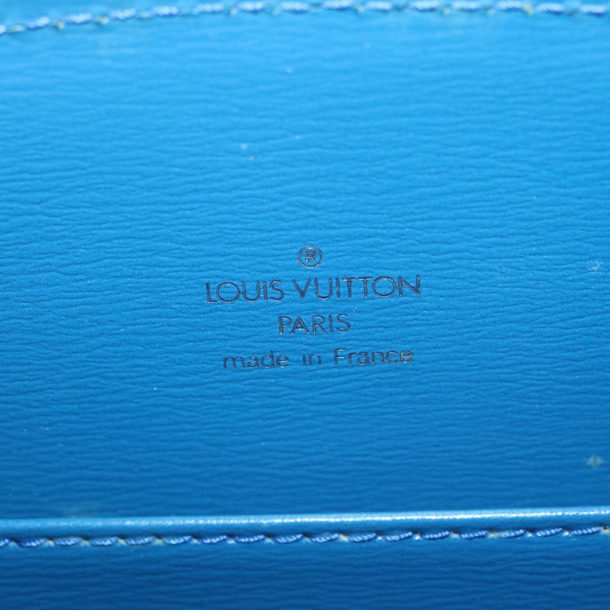 LOUIS VUITTON Epi Capucines Shoulder Bag Blue M52345 LV Auth 64951