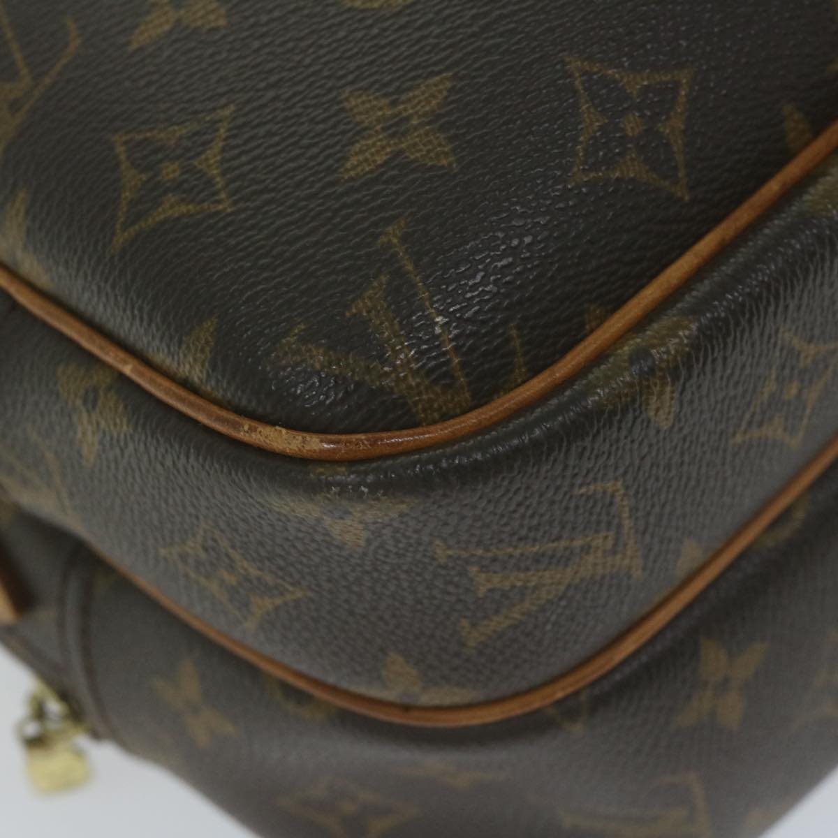 LOUIS VUITTON Monogram Reporter PM Shoulder Bag M45254 LV Auth 64955