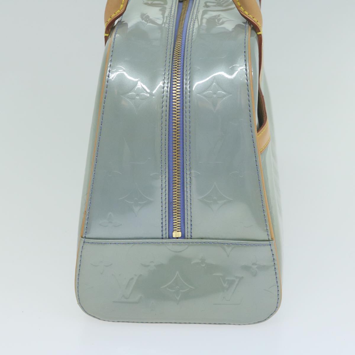 LOUIS VUITTON Monogram Vernis Tompkins Square Hand Bag Lavande M91103 Auth 64970