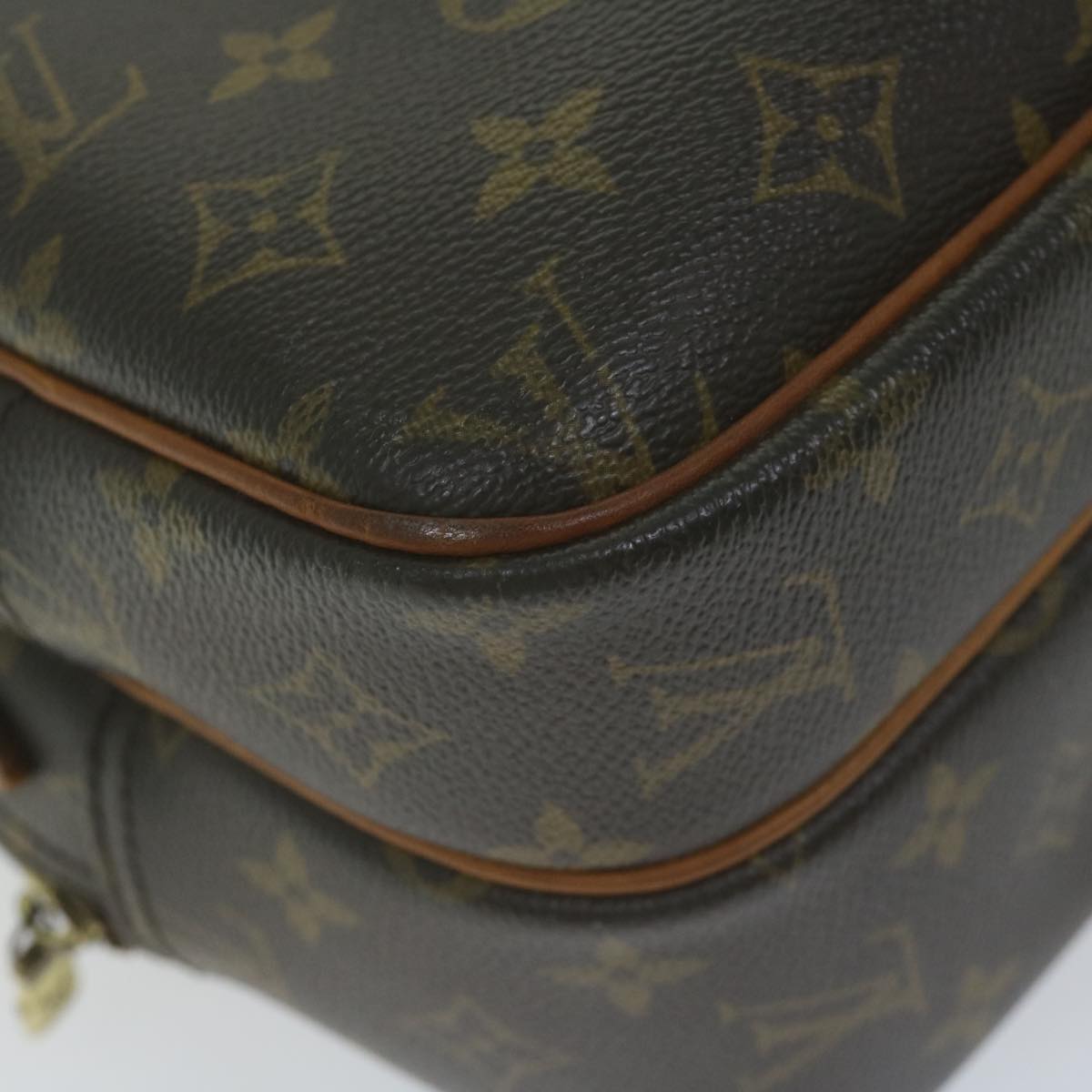 LOUIS VUITTON Monogram Reporter PM Shoulder Bag M45254 LV Auth 64978