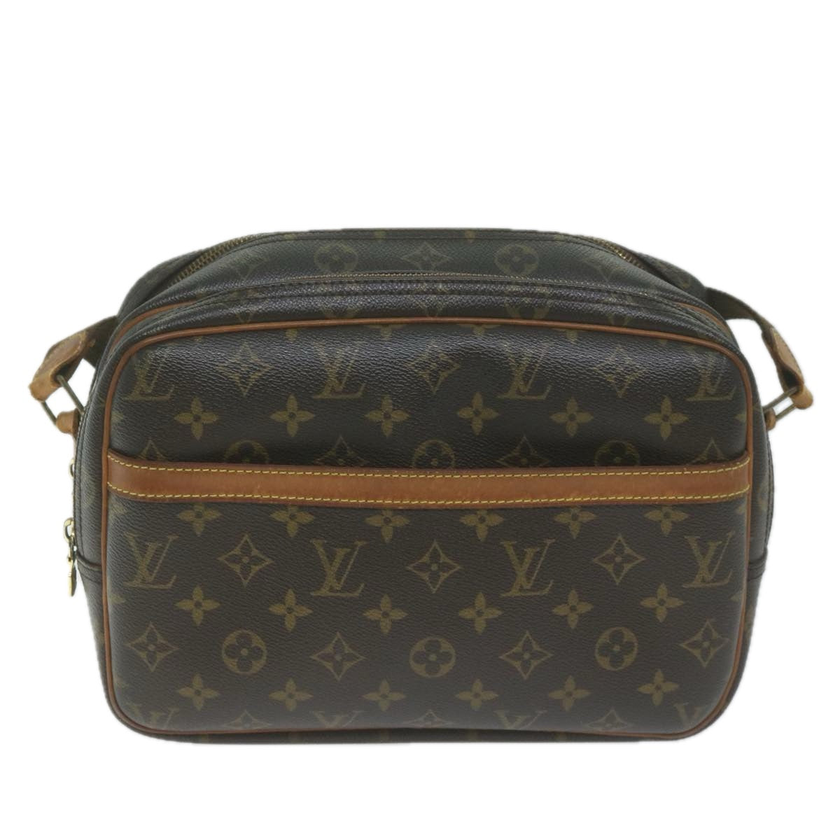 LOUIS VUITTON Monogram Reporter PM Shoulder Bag M45254 LV Auth 64978