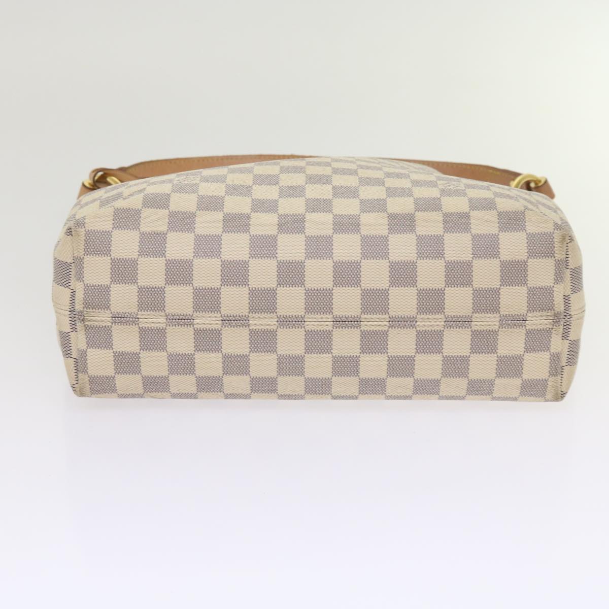 LOUIS VUITTON Damier Azur Graceful MM Shoulder Bag N42233 LV Auth 64995