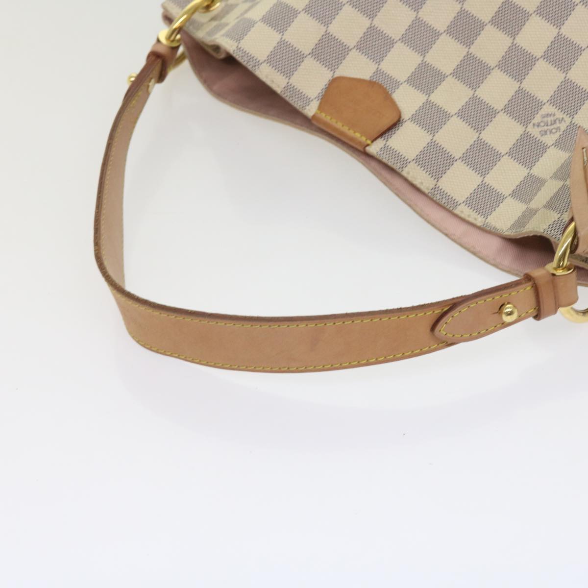 LOUIS VUITTON Damier Azur Graceful MM Shoulder Bag N42233 LV Auth 64995