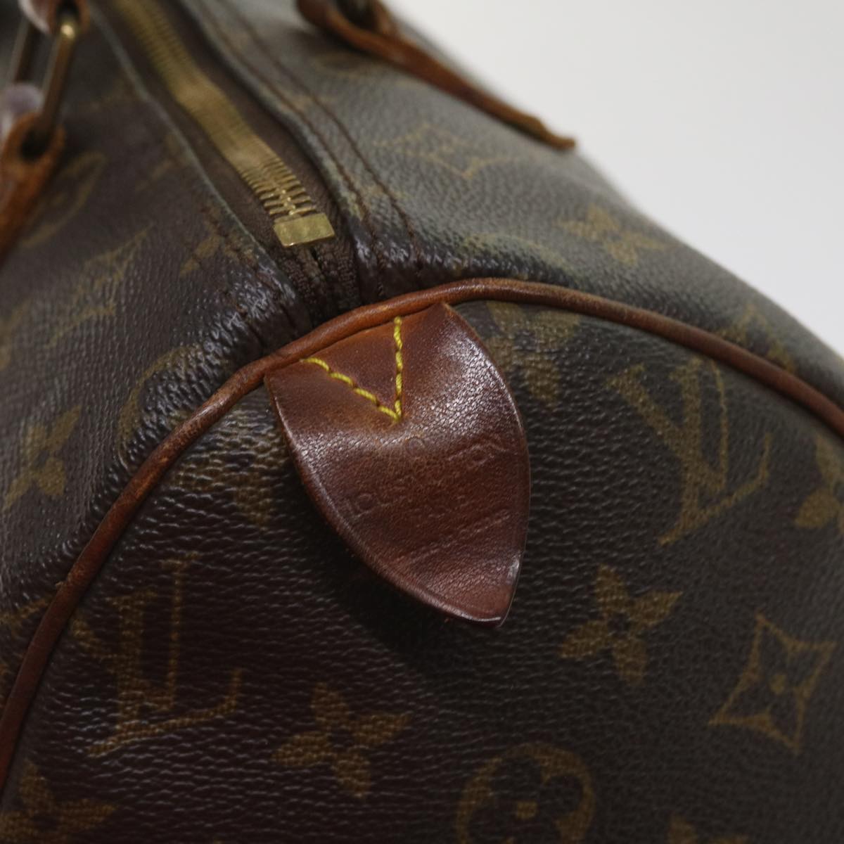 LOUIS VUITTON Monogram Speedy 30 Hand Bag M41526 LV Auth 65002