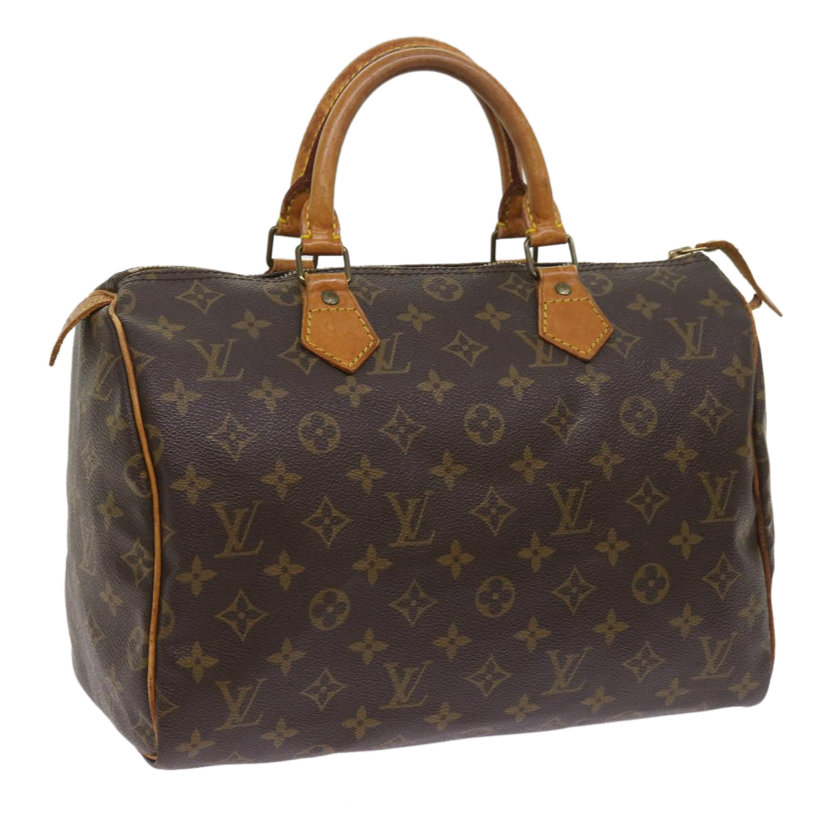 LOUIS VUITTON Monogram Speedy 30 Hand Bag M41526 LV Auth 65003