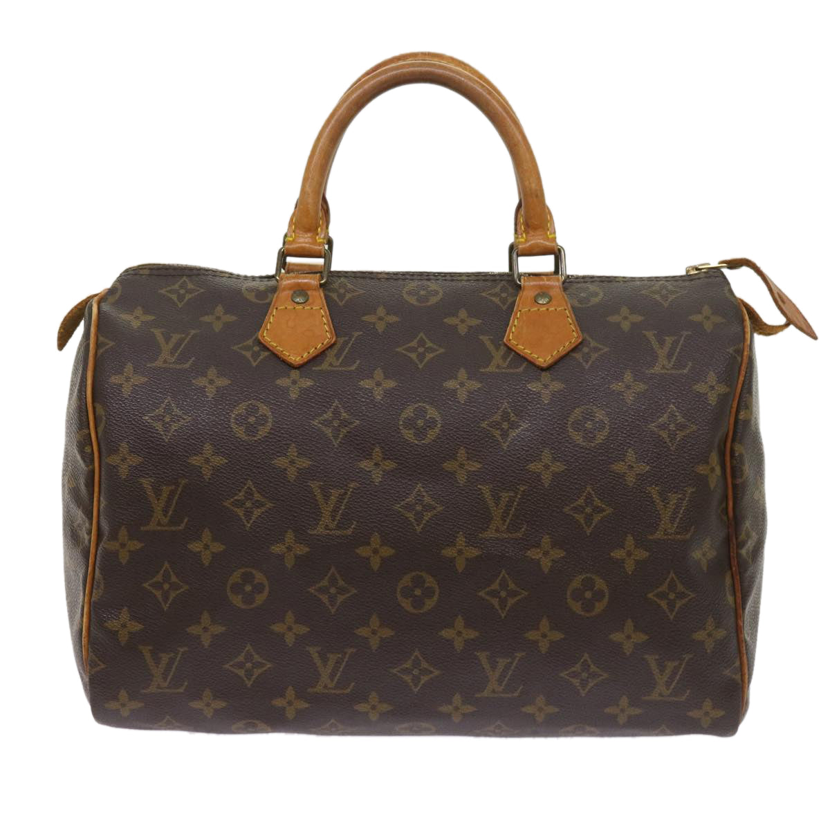 LOUIS VUITTON Monogram Speedy 30 Hand Bag M41526 LV Auth 65003