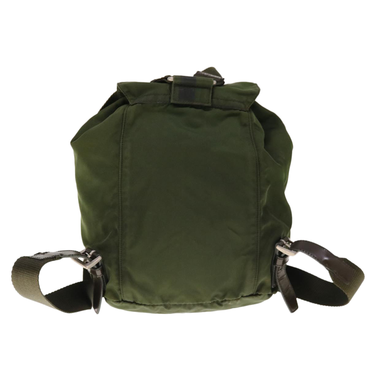 PRADA Backpack Nylon Khaki Auth 65011 - 0