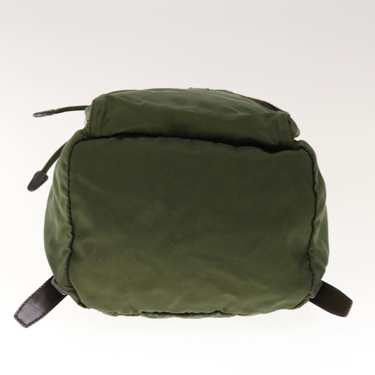 PRADA Backpack Nylon Khaki Auth 65011