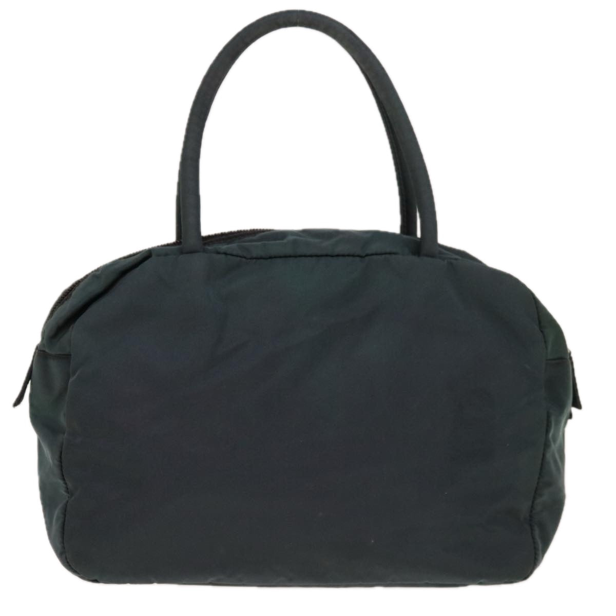 PRADA Hand Bag Nylon Green Auth 65012 - 0