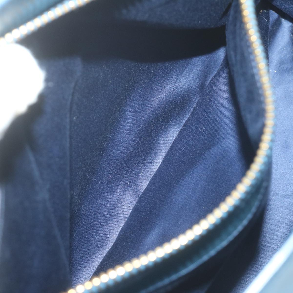Miu Miu Hand Bag Leather 2way Blue Auth 65024