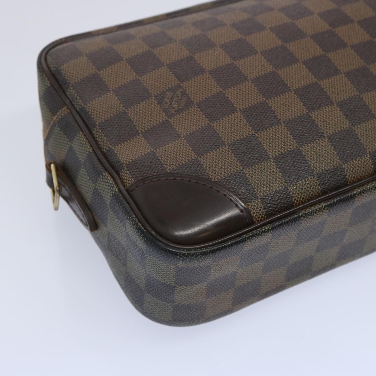 LOUIS VUITTON Damier Ebene Trocadero 27 Shoulder Bag SPO N48085 LV Auth 65038