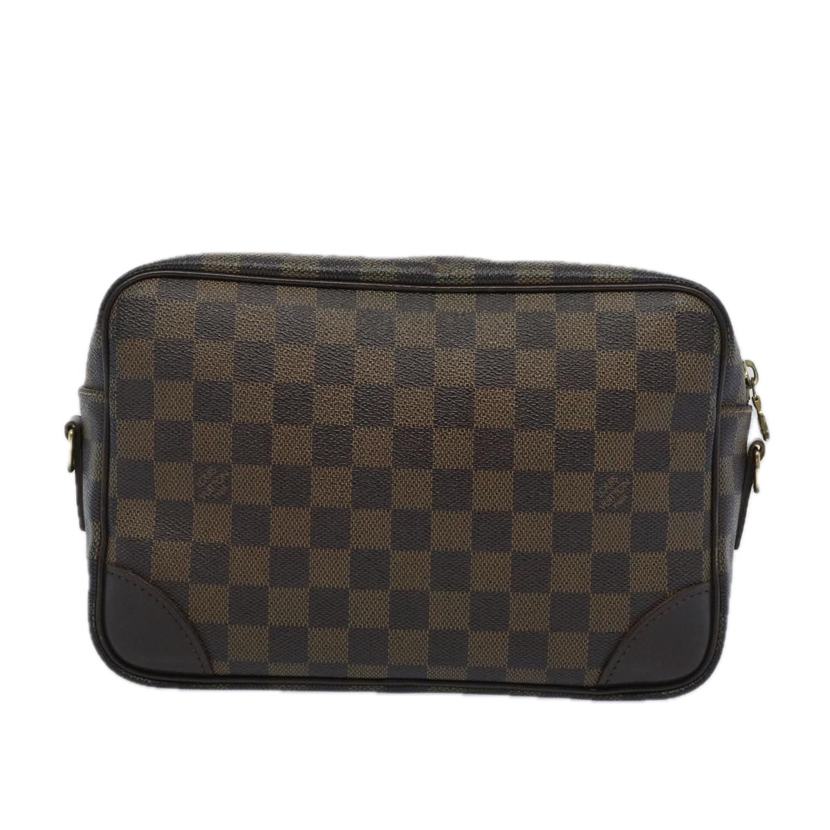 LOUIS VUITTON Damier Ebene Trocadero 27 Shoulder Bag SPO N48085 LV Auth 65038