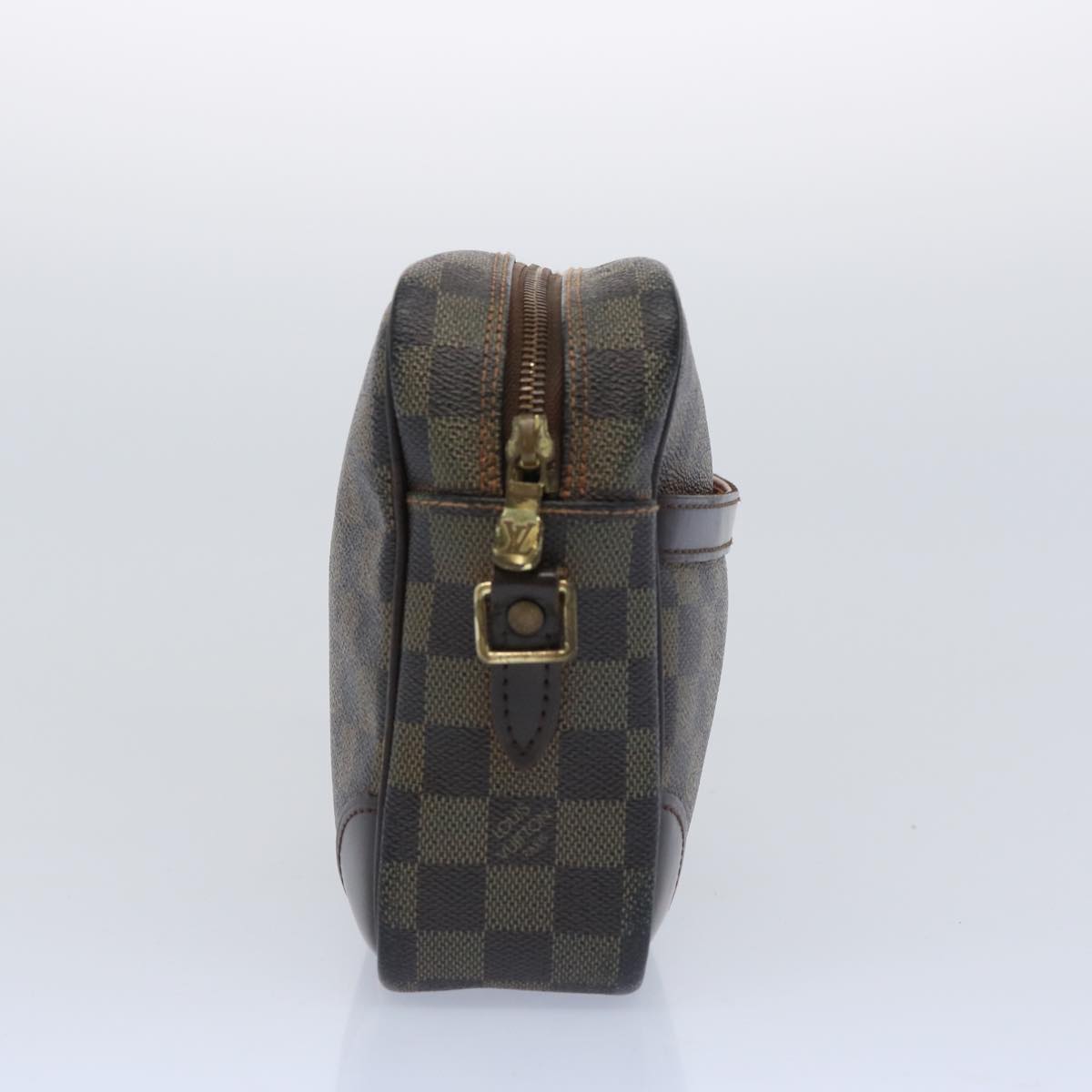 LOUIS VUITTON Damier Ebene Trocadero 27 Shoulder Bag SPO N48085 LV Auth 65038