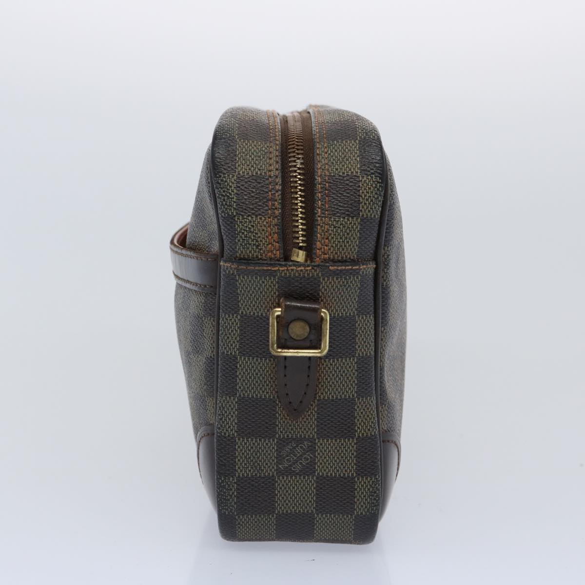 LOUIS VUITTON Damier Ebene Trocadero 27 Shoulder Bag SPO N48085 LV Auth 65038