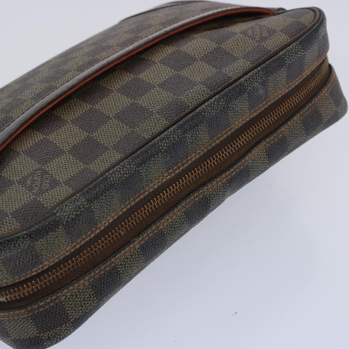 LOUIS VUITTON Damier Ebene Trocadero 27 Shoulder Bag SPO N48085 LV Auth 65038