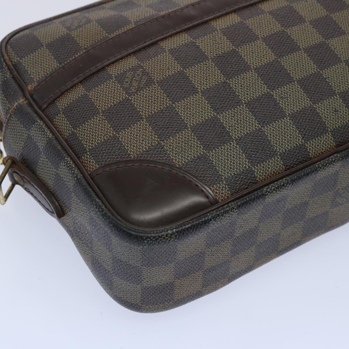 LOUIS VUITTON Damier Ebene Trocadero 27 Shoulder Bag SPO N48085 LV Auth 65038